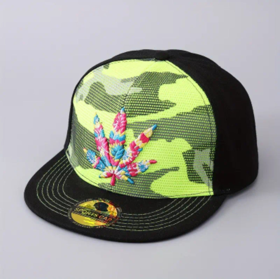 Men's weed print hat's