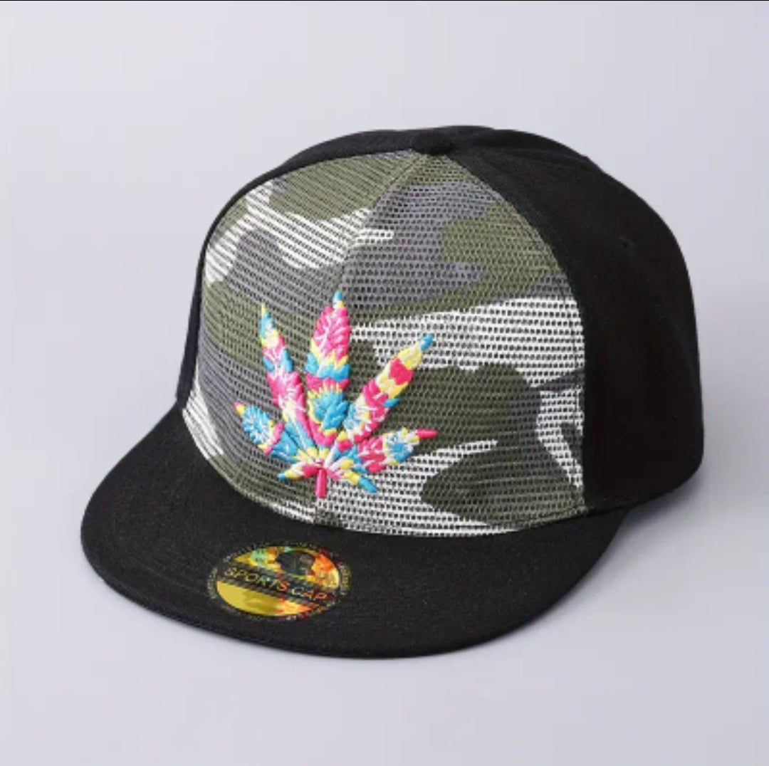 Men's weed print hat's