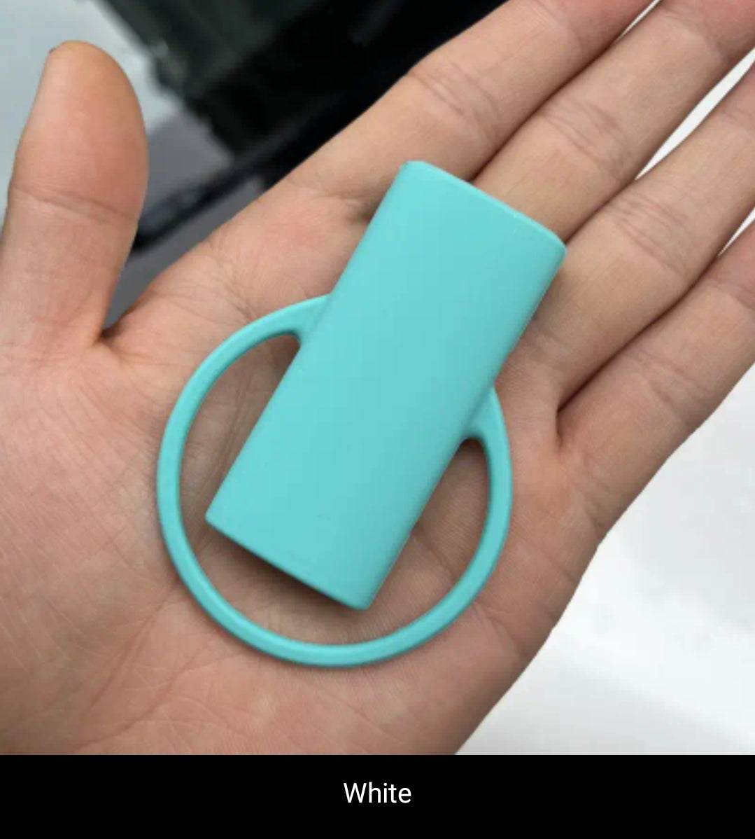 Silicone lighter holder