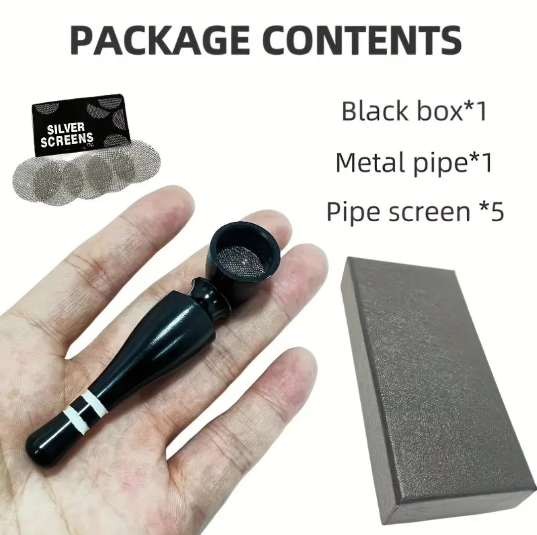 Smoking Bowling Portable Metal Pipe's