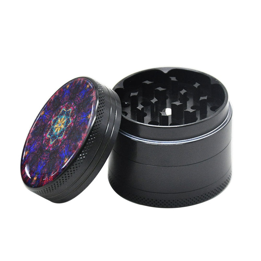 Mandala Series Metal Herb Grinder 50MM Spice Crusher