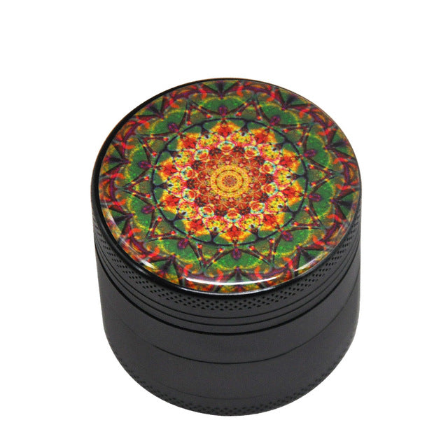 Mandala Series Metal Herb Grinder 50MM Spice Crusher