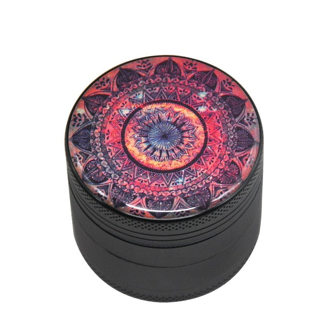 Mandala Series Metal Herb Grinder 50MM Spice Crusher