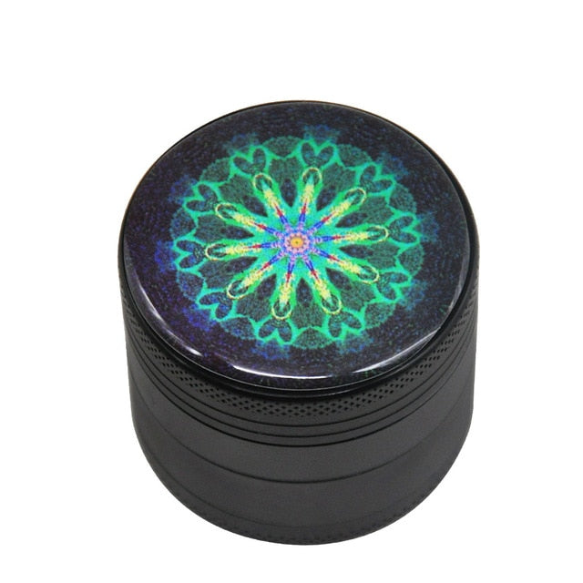 Mandala Series Metal Herb Grinder 50MM Spice Crusher