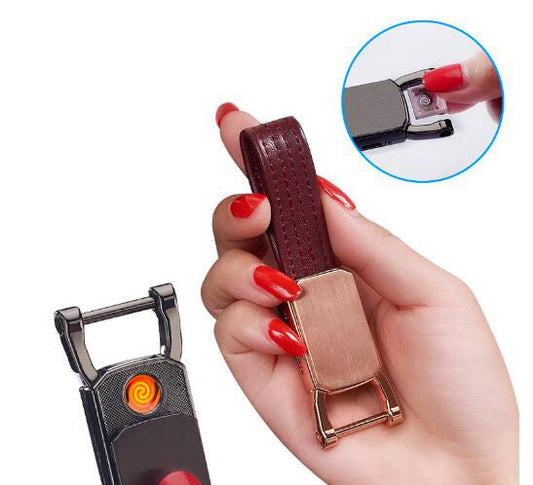 kind keychain usb rechargeable lighter cigarette lighter with rechanged heat coil