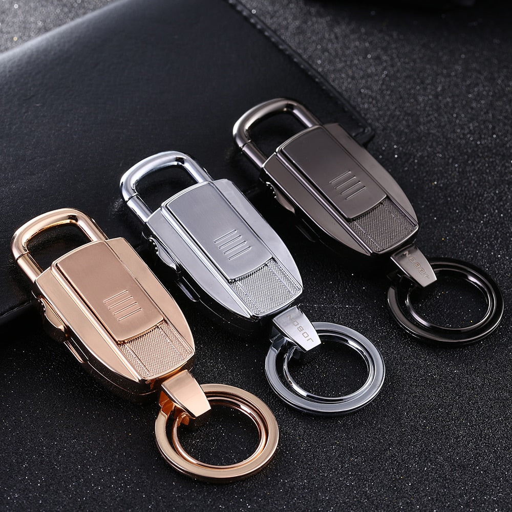 Cigarette Lighter Keychain Car KeyChains Multifunction Key Rings