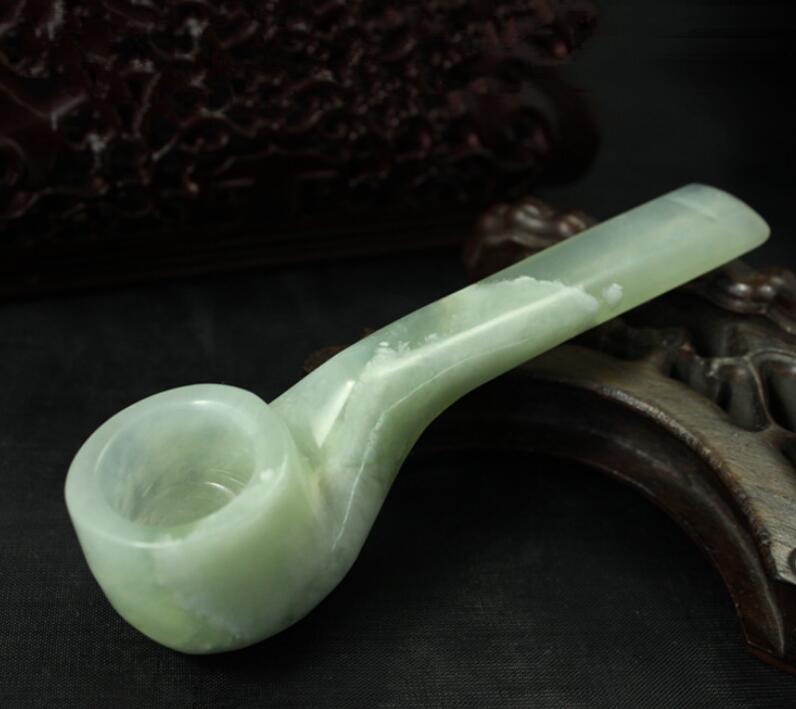 Jade crystal Smoking Pipe Gloss Pipe for Smoking Tobacco